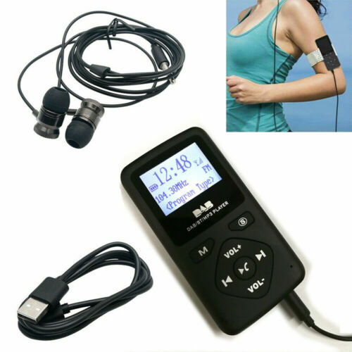 Personal Portable Pocket Digital DAB/DAB+ FM Radio Earphone Bluetooth MP3 Player - Picture 7 of 9