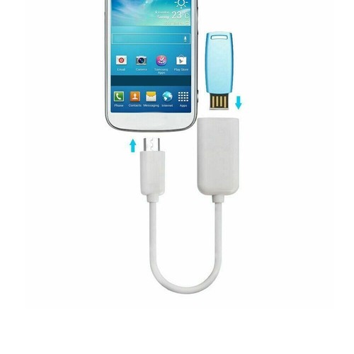 USB B Male to USB 2.0 A Female Micro OTG Adapter Cable 16cm For Android SAMSUNG - 第 8/12 張圖片