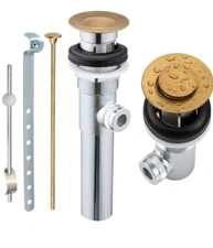 Artiwell Waste & Overflow Bath Tub Tip-Toe Drain Trim Kit 629907 BN