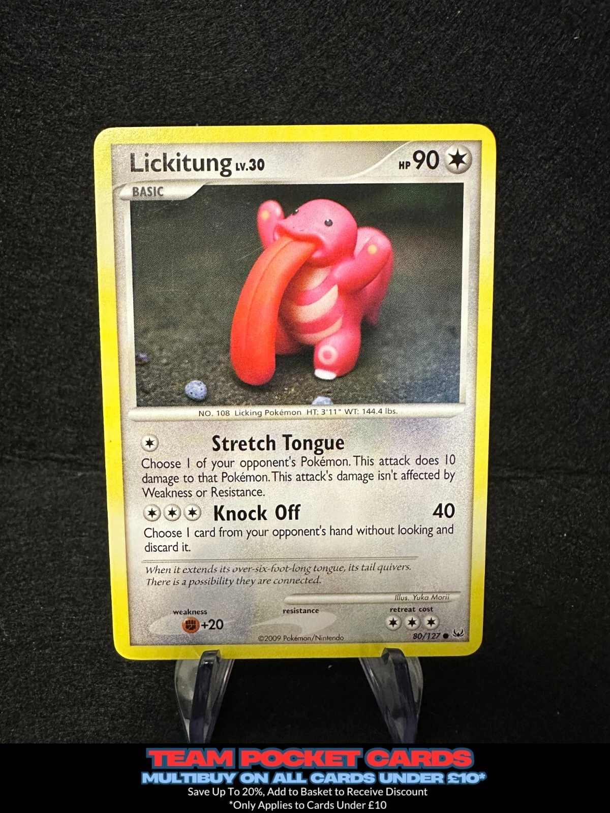 Lickitung 80/127, Platinum, Pokemon, LP