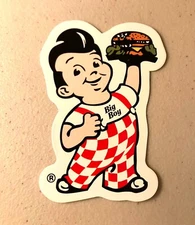 Bob's Big Boy Restaurant "Southpaw" Character Sticker - NEW