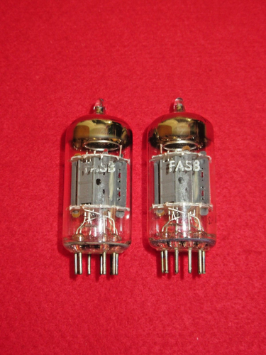 Matched pair ECC82 VALVO NOS NEU Röhre Tube NEW 12AU7 Valve Paar Gf8 Δ4L2 - Picture 2 of 2