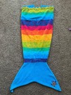 GIRL SCOUTS ~ Mermaid Tail Rainbow Plush Blanket Cookie Reward — photo 1