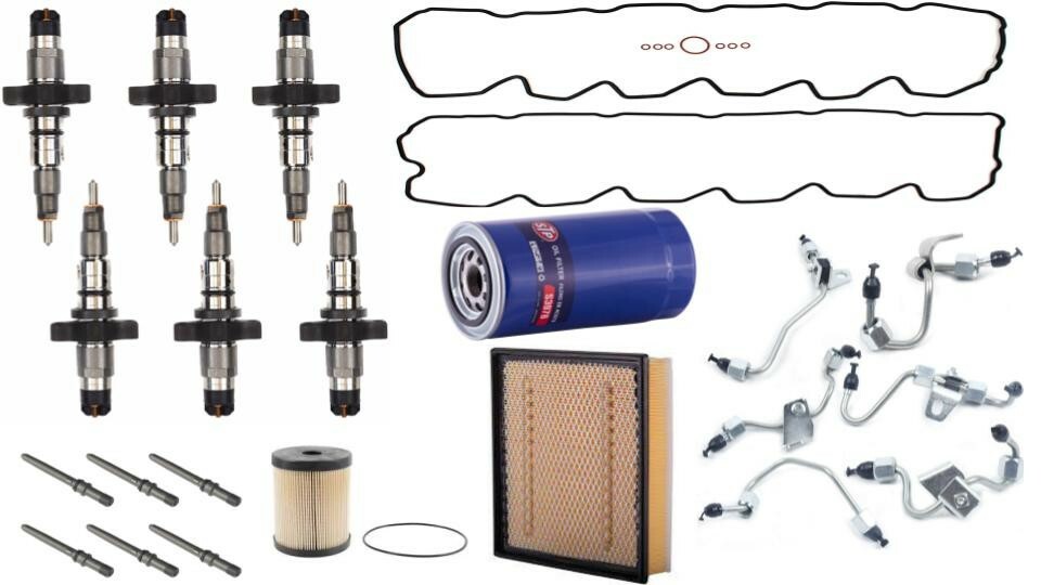 2005 Dodge Cummins 5.9 Injector Kit w/ Filters, Gaskets, Tubes, and
