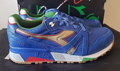 DIADORA N9000 AZZURRI PACKERS SHOES ITALIA SIZE 10 RARE MADE IN ITALY