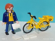 PLAYMOBIL FIGUR GELDBÖRSE DHL POST REF 4403 4401 4607 POSTBÖRSE FAHRRAD KARTEN