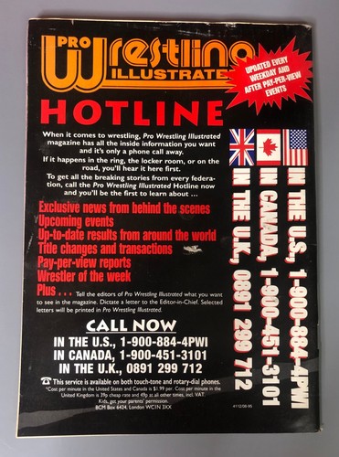 Inside Wrestling 1996 Magazine STING Shawn Michaels - Picture 2 of 2