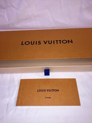 Louis Vuitton 箱 Authentic Louis vuitton tie box drawer pull box 15.5 X 5 X 1.25”w