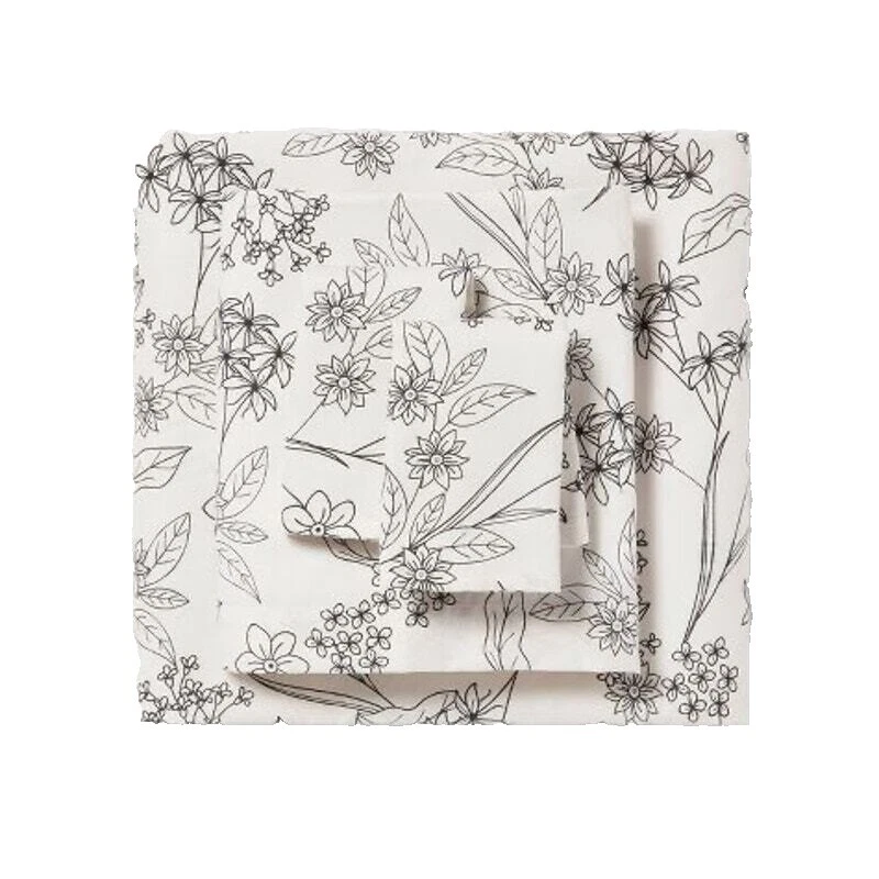 Mezcla de algodón Floral Ropa de cama