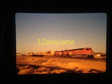 7S13 TRAIN SLIDE Railroad 35MM Photo BNSF 7390 KINGMAN ARIZONA 4-14-10