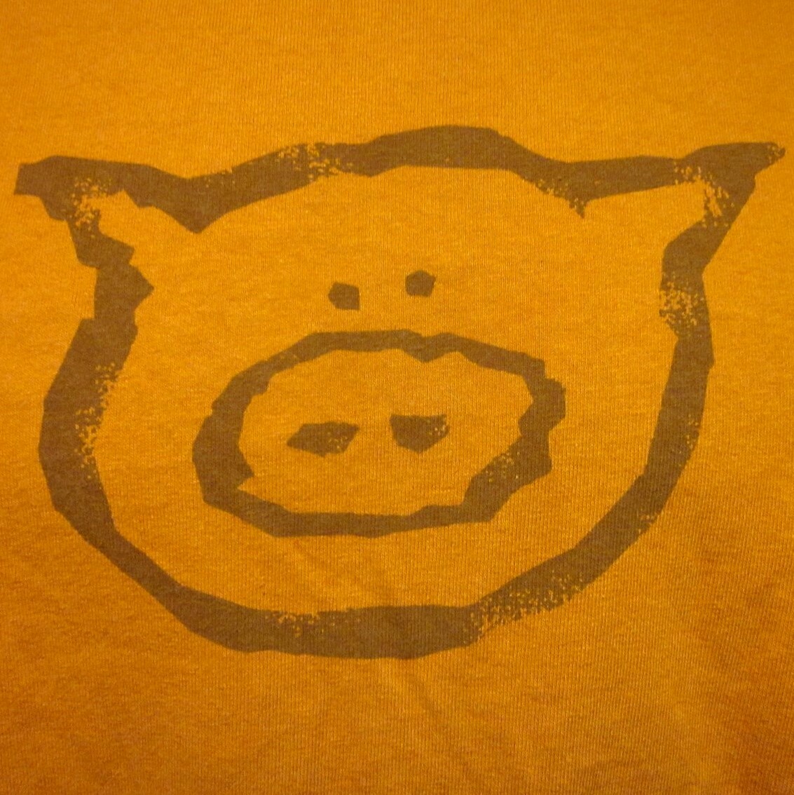 PIG sausage logo T shirt XL New Pig Corporation tee Pig Out on Life industry