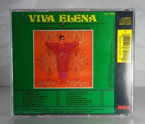 Elena Duran "VIVA ELENA" VGC CD - Picture 2 of 2