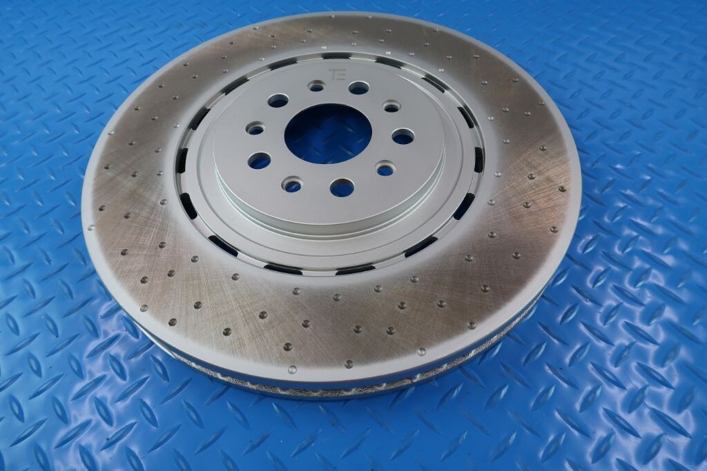 Maserati Levante S Trofeo front rear brake disc dimpled rotors TopEuro #12015