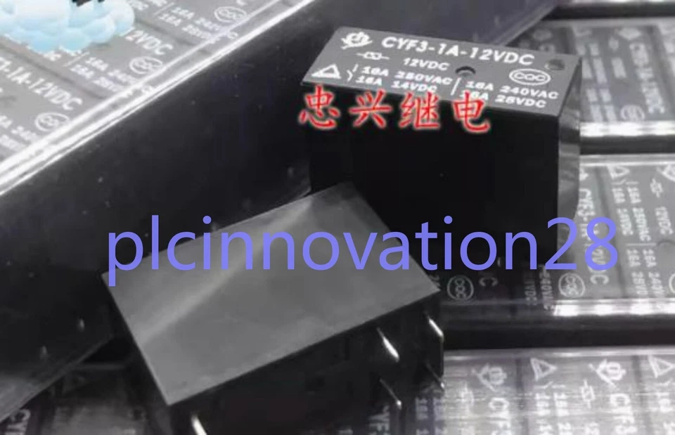 5 PCS NEW CY relay CYF3-1A-12VDC 6-pin normally open 16A - Image 2 of 2