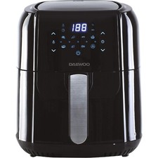 Daewoo 5.5L Digital Air Fryer With Pre-Set Functions 60 Minute Timer 1400W Black