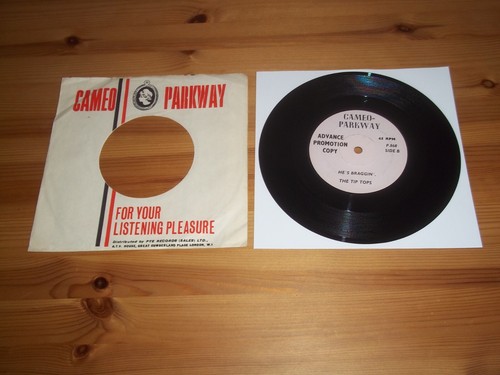 THE TIP TOPS Oo-Kook-A-Boo UK 1963 CAMEO-PARKWAY Girl Group 7" A PROMO - Picture 5 of 6