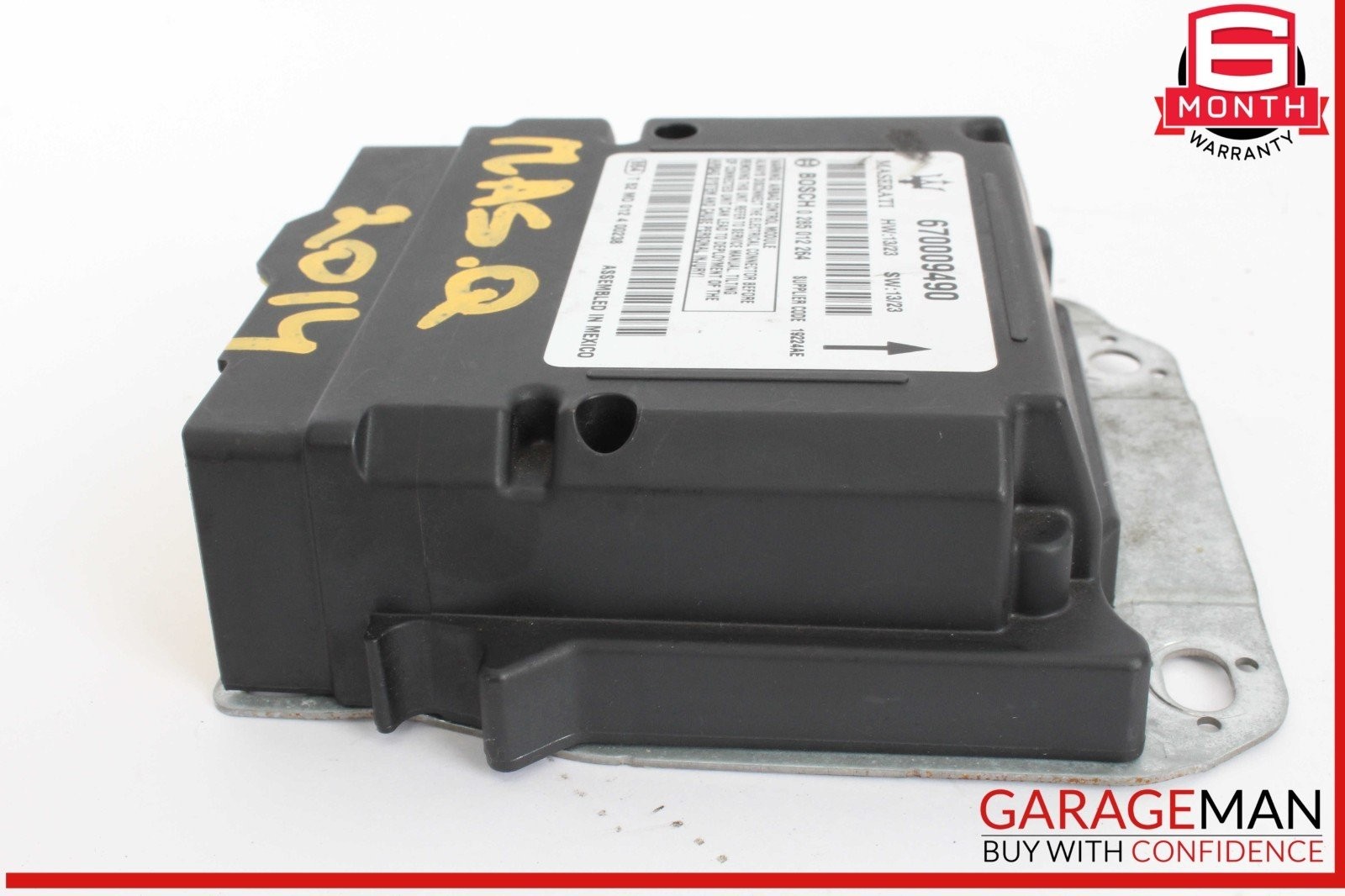 14-17 Maserati Quattroporte M156 Restraint Sensor Control Module Unit 670009490