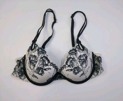 Limited Edition Victoria Secret Bra 34B Sexy Little Things White Lace Super Sexy