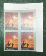 4813a Holy Family Magi Plate Block Special Without Die Cut NDC Imperf (2013)