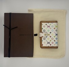 LOUIS VUITTON x Murakami Multicolore Monogram French Purse Wallet White
