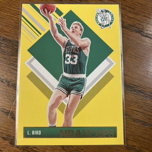 2024-25 Panini NBA Hoops LARRY BIRD Yellow NBA Hoops Tribute #299 Celtics NBA