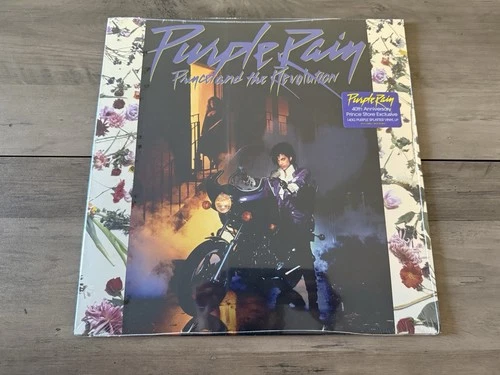 Prince Purple Rain 40th Anniversary Purple Splatter Vinyl w/Poster - SEALED❗️