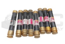 LOT OF 8 BUSSMANN FRS-R-50 TIME DELAY FUSE 50A 600VAC