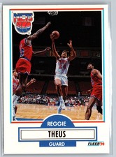 1990-91 Fleer Update #U-62 Reggie Theus New Jersey Nets