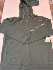 Buffalo Trace Standing Buffalo Zip Up Size Large 69.95 Msrp . NWT! Fast Shipping