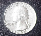 Circulated 1964-D 90% silver Washington Quarter-Great shape-LQQK!