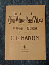 Notenbuch  Der Clavier-Virtuose C L. Hanon 60 Übungen Verlag Otto June, München