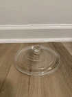 Vintage PYREX P 83 C  Clear Glass Replacement - Lid Only