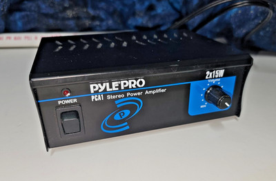 PYLE PRO PCA1 Mini Stereo Power Amplifier 2x15W RCA