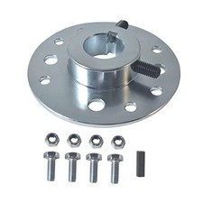 Go Kart Axle Hub 1"Bore 1/4"Keyway Steel for 1"Bore 1/4 Keyway Sprocket Hub