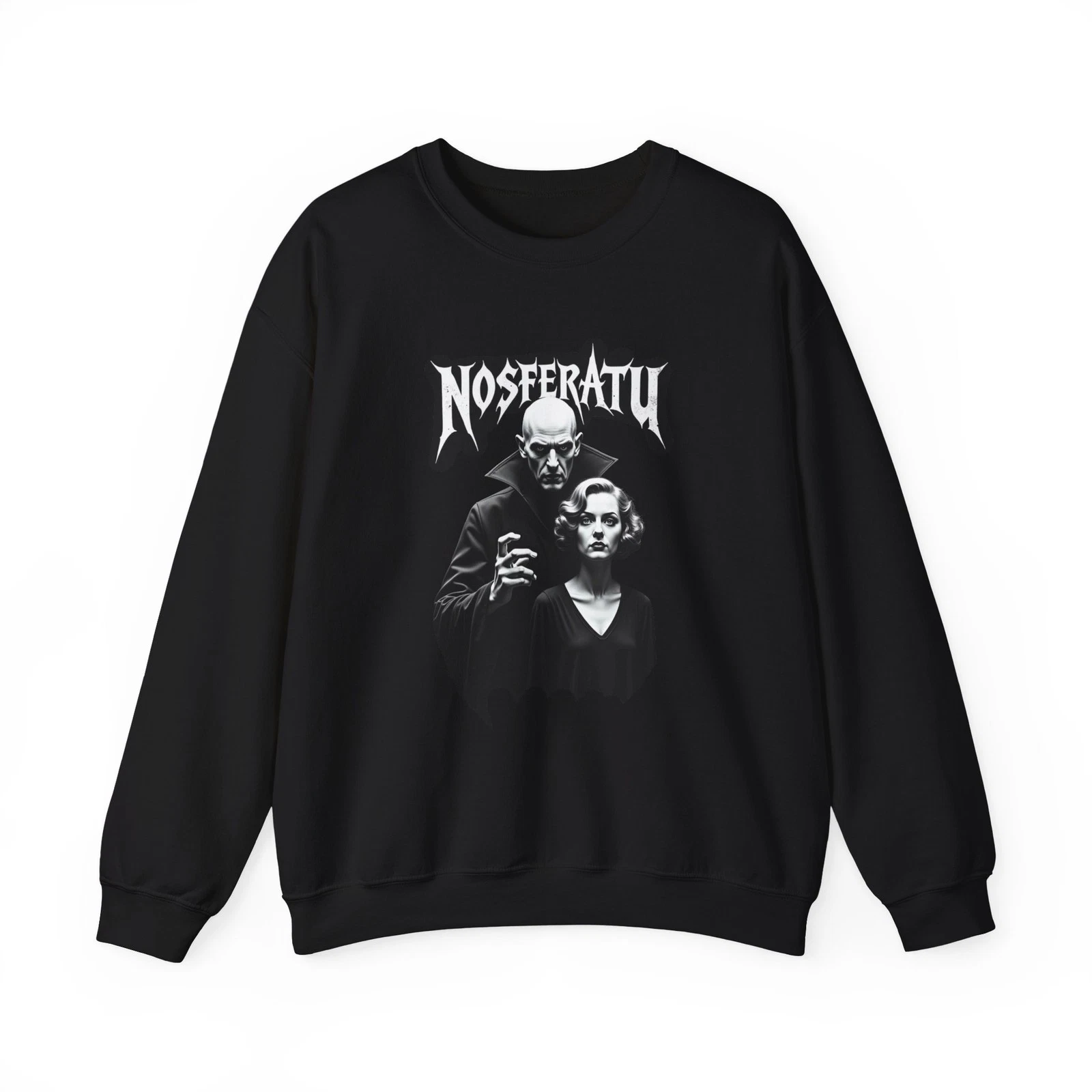 Nosferatu Unisex Heavy Blend Sweatshirt, Horror Apparel