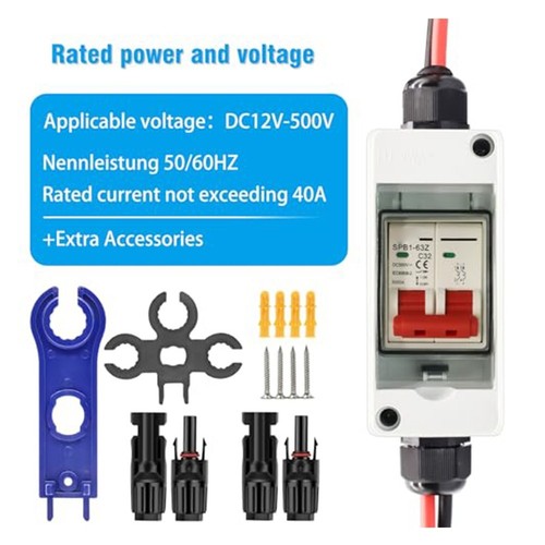 Small waterproof distribution box, photovoltaic DC500V solar combiner box - Picture 6 of 7