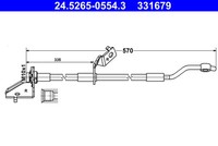 ATE Bremsschlauch Passend FüR KIA Sportage SL Hyundai IX35 LM EL ELH Ix35