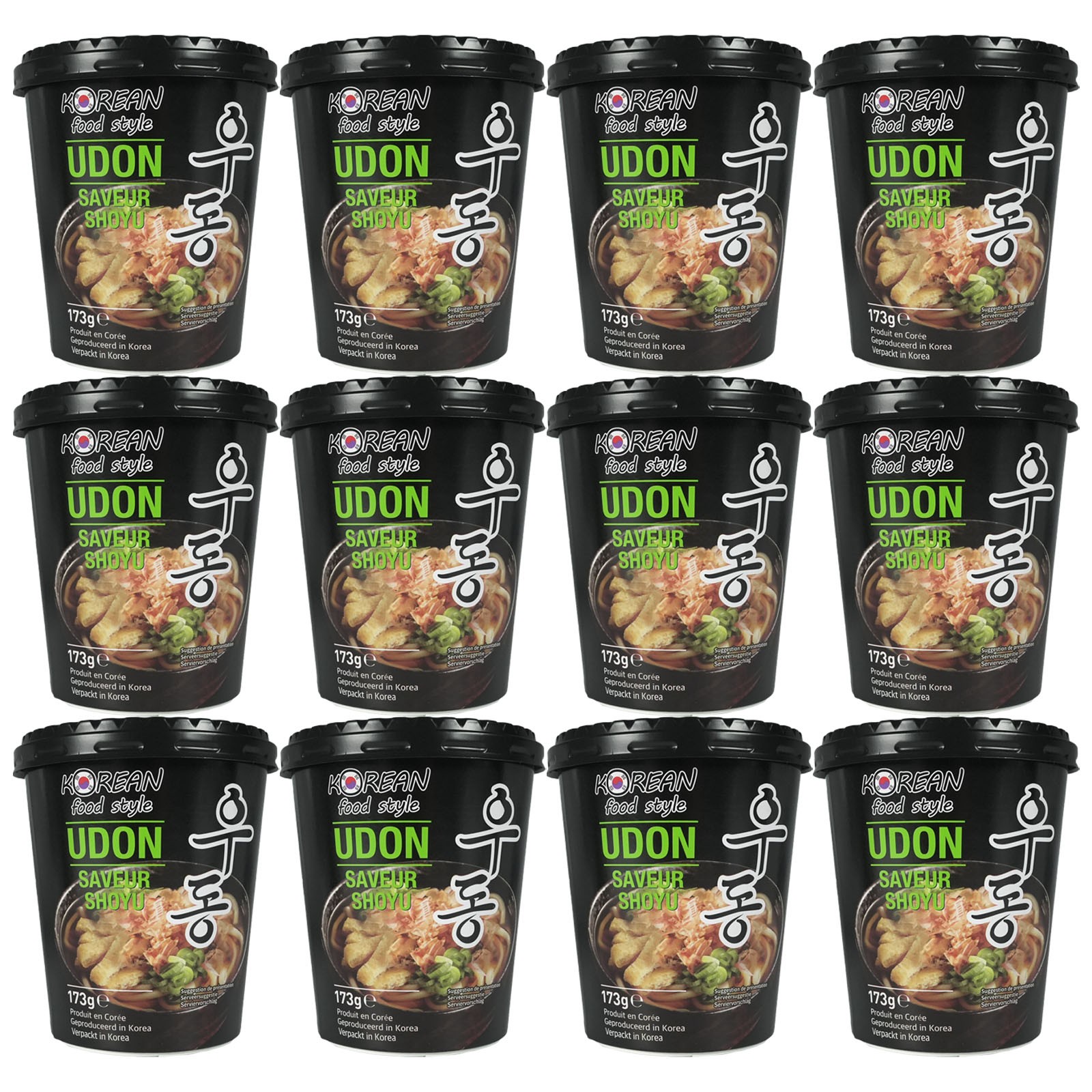SALE,MHD16.07.2026! Udong Noodles Udonnudeln Udon Nudeln Sojasauce 12x 173g