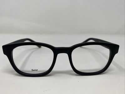 VE Soho SOHO 1035 Matte Black 47-19-140 Plastic Full Rim Eyeglasses Frame F512