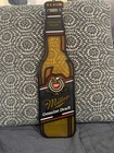 Vintage Miller Genuine Draft Beer Plastic Bottle Sign 20x5