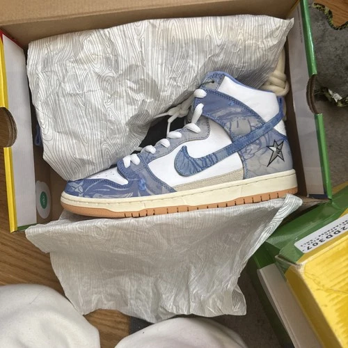 Carpet Company × Nike SB Dunk High Royal Pulse CV1677-100 Herren US4-14 NEU