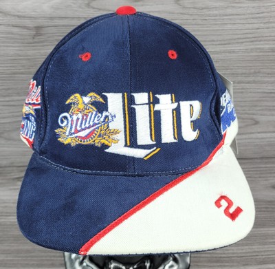 Vintage Chase Authentics Rusty Wallace #2 Miller Lite Hat Cap Snap Back NASCAR 