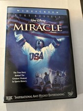 2004 DVD Walt Disney’s Miracle With Kurt Russell Excellent Condition Two Disc ￼
