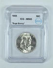 1955 Franklin Half Dollar Bugs Bunny MS65 ICG
