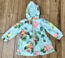 Girls Ted Baker Lined Mint green Lightweight Coat Rain Mac Jacket Age 4-5 Years