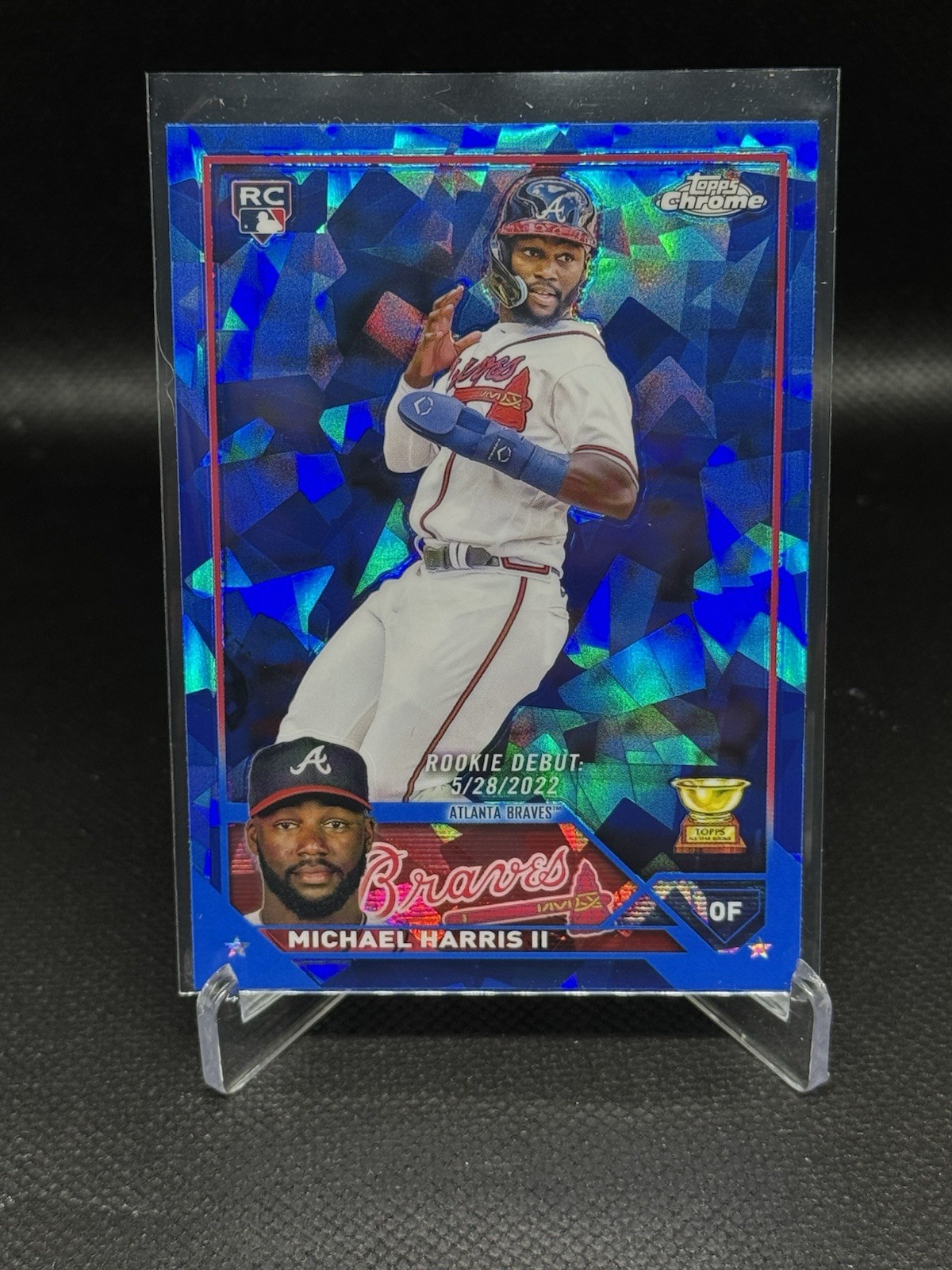 2023 Topps Chrome Update Series Sapphire Edition Rookie Debut Michael Harris II