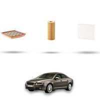 Hoffcar Wartungskit - 3 Filter FüR Volvo S80 II 2.5 T5 183Kw Von 2012 Bis 2016