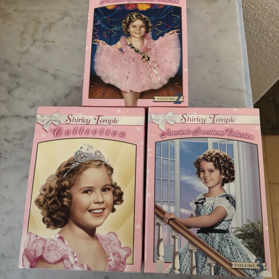 Shirley Temple Americas Sweetheart DVD Lot Collection Volumes 1 2 & 3 - Image 3 of 3