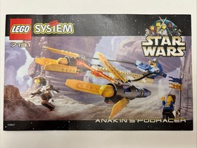 LEGO Star Wars Set 7131: Anakin's Podracer, 100% Complete W/ Minifigs!