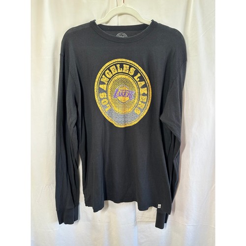 T-shirt grafica manica lunga LA Lakers - marca '47 - taglia large - Foto 1 di 4